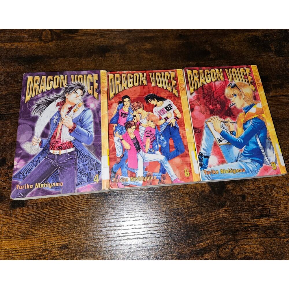 Dragon Voice Volume 4-6 Yuriko Nishiyama English Manga Tokyopop